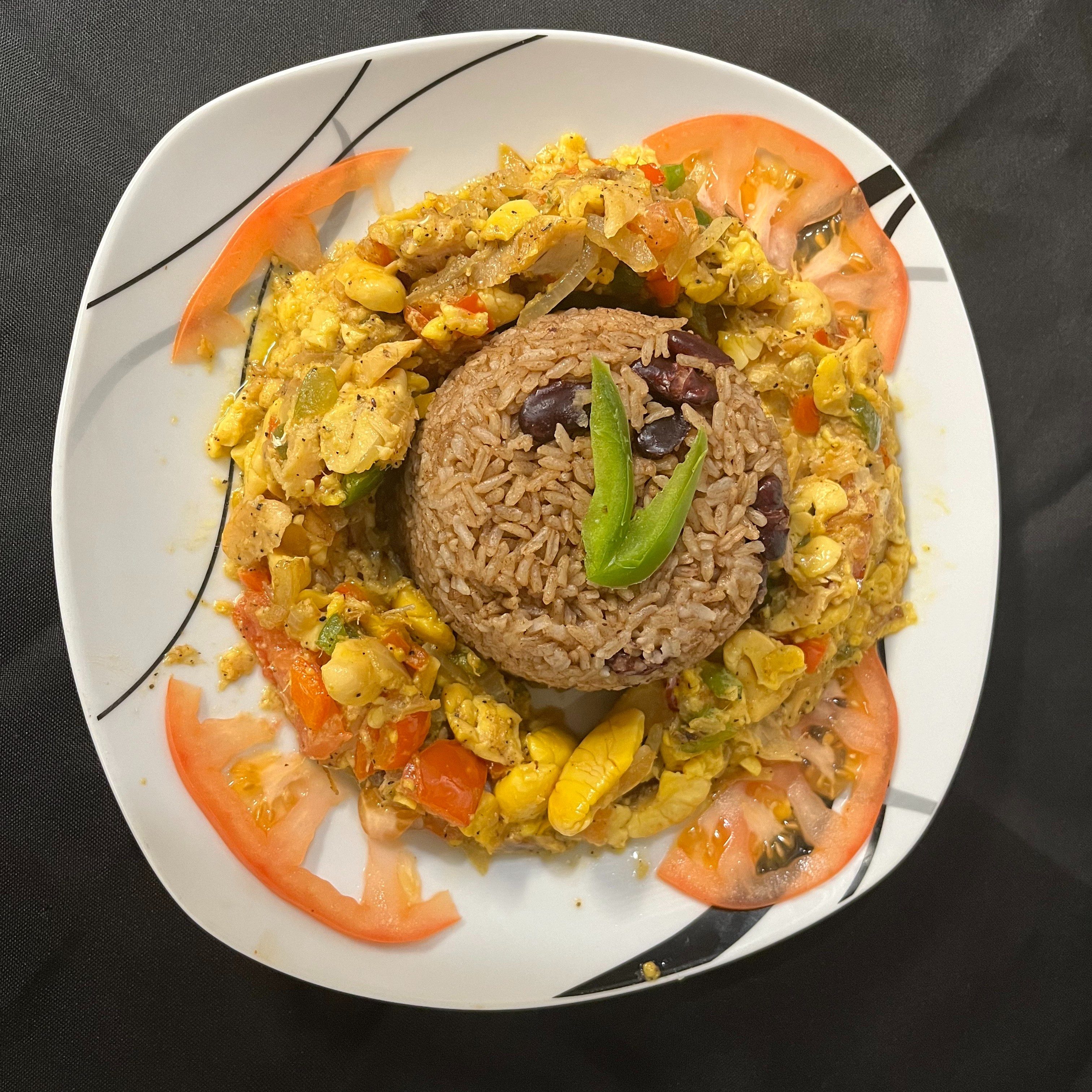 Entrée - Ackee & Saltfish.