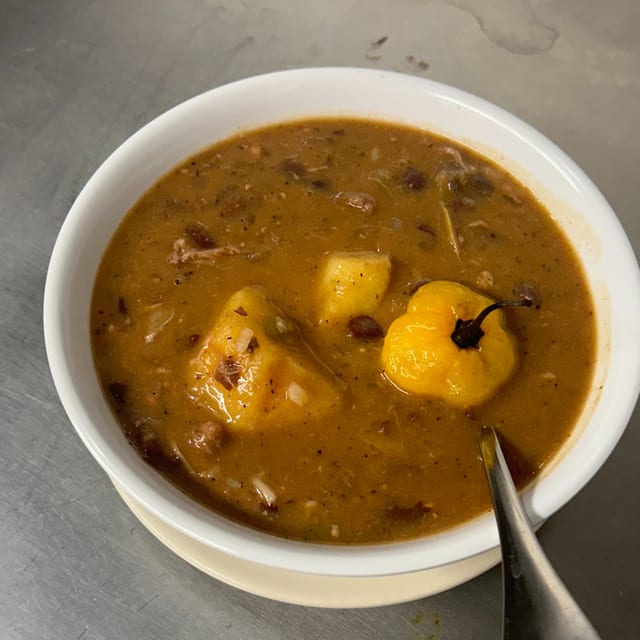 Soup of the Day - Red Peas.