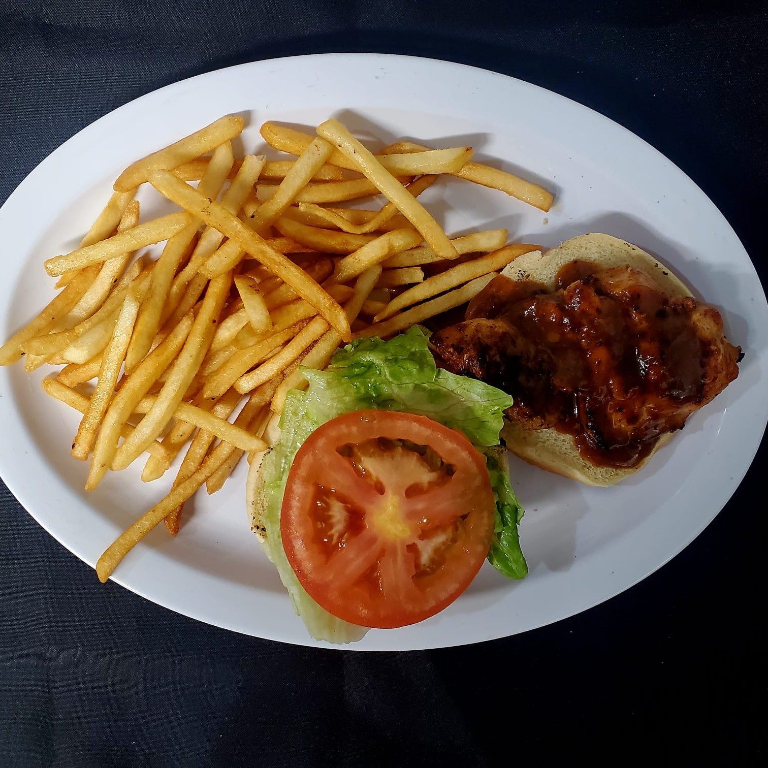Jerk Chicken Sandwich.