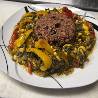 Entrée - Callaloo & Saltfish