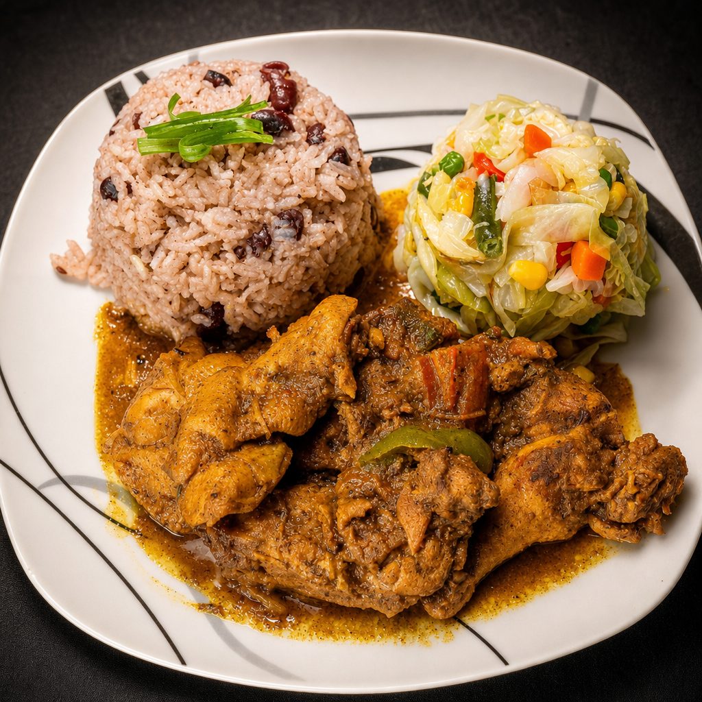 Entrée - Curry Chicken.