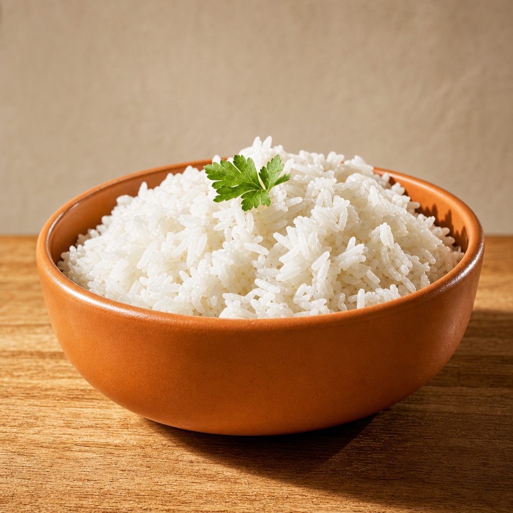 Side - Steamed White Rice.