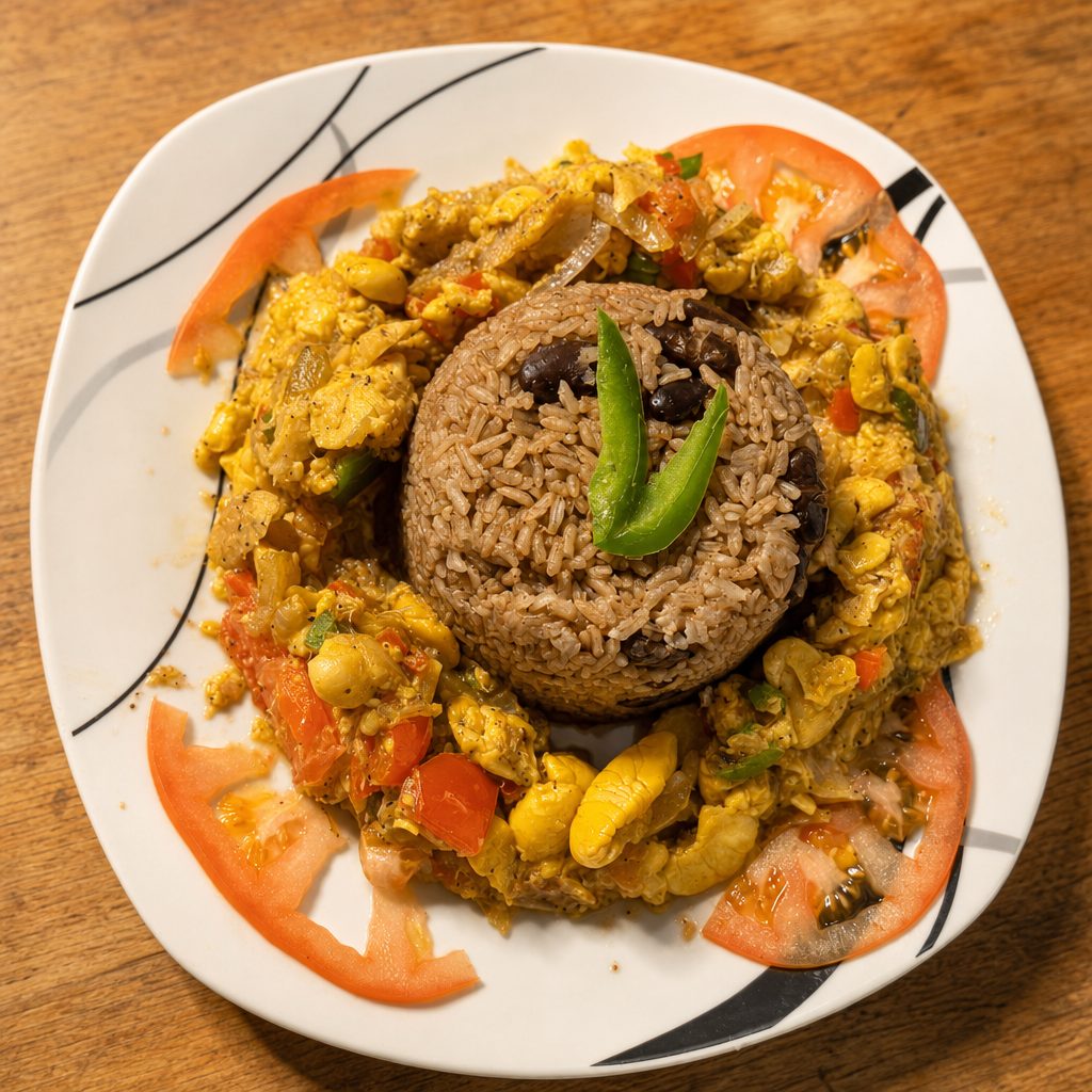 Side - Ackee & Saltfish.