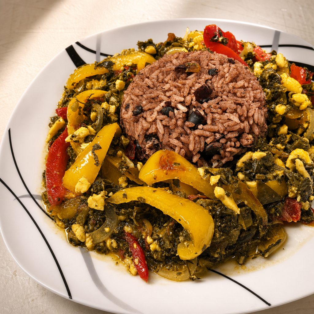 Side - Callaloo & Saltfish.
